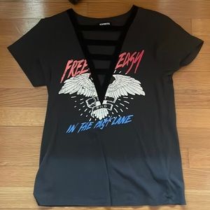 Express  black eagle T shirt - XS
